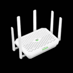 Load image into Gallery viewer, InHand FWA12 5G Wi-Fi 7 router, angled view