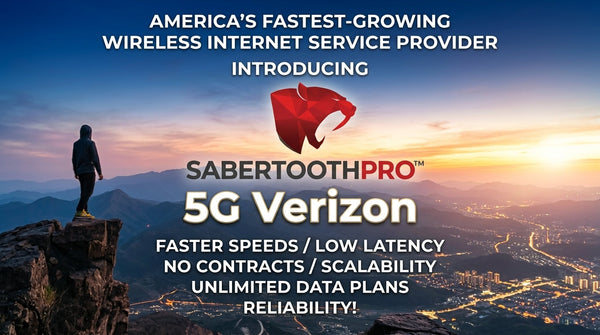 5G Bolt - Wireless 5G Internet Device Sabertooth Tech Group