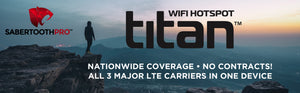 Titan WiFi Mobile Hotspot 2.4 Device Sabertooth Tech Group