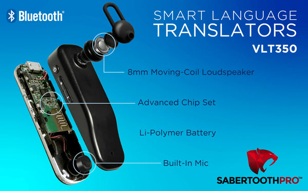 Sabertooth VLT350 Smart Voice Language Translator OneLive Media
