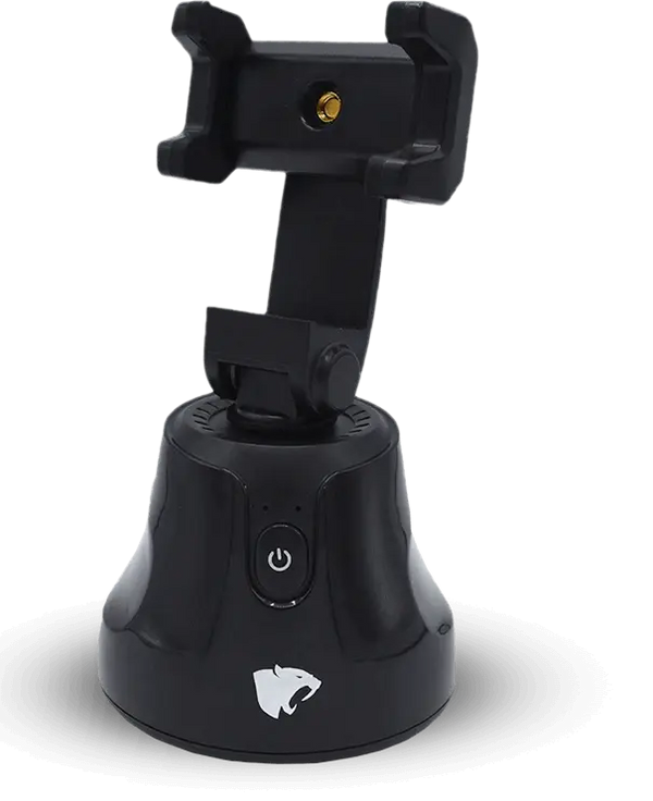 VC550 AutoPod Phone Mount - Auto Face-Tracking 360° Hands-Free Tripod Stand | SabertoothPro